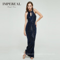 Luxury design sexy sequined mermaid party long evening women dress